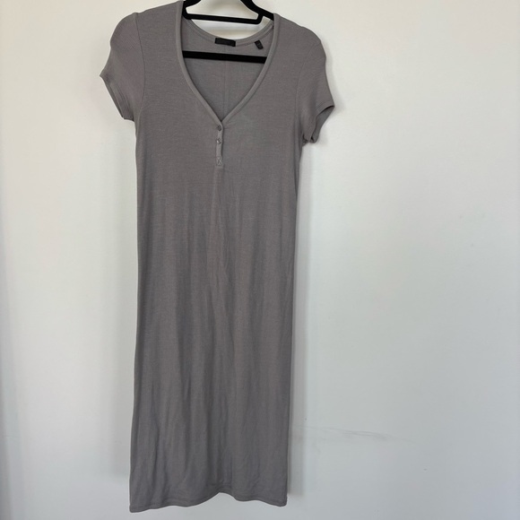 ATM Gray Maxi Dress Size M - Picture 1 of 4